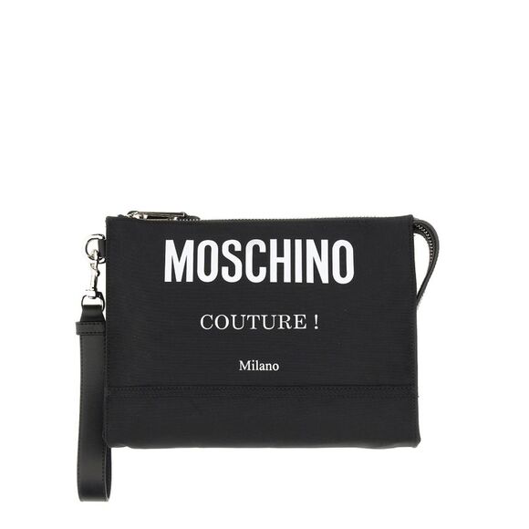 Moschino Men Clutch Bag With Logo - Picture 2 of 4